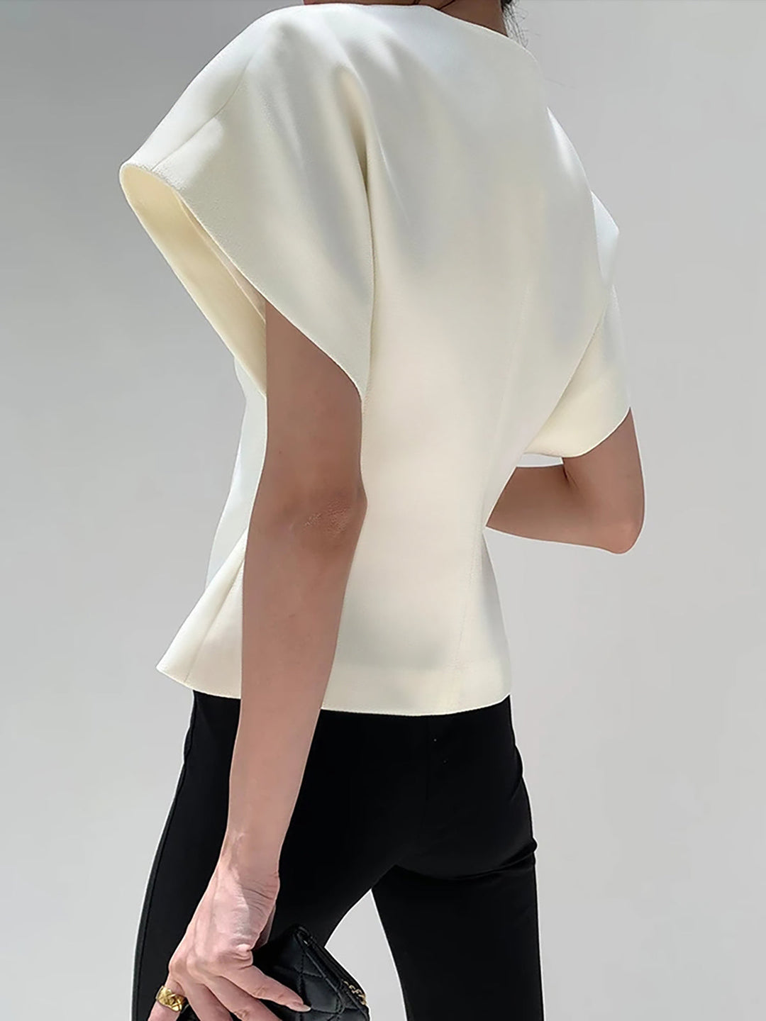 Virelle | Structured Wrap Top