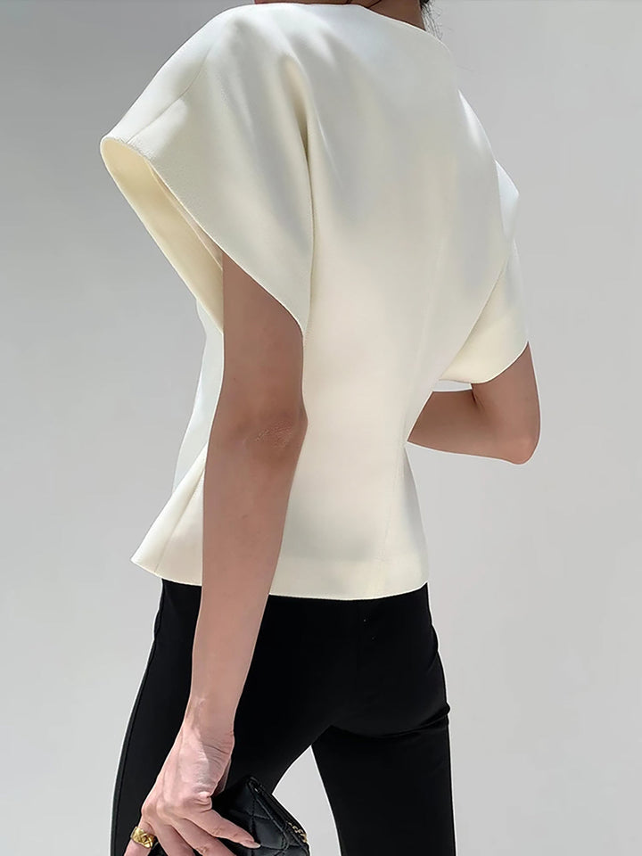 Virelle | Structured Wrap Top