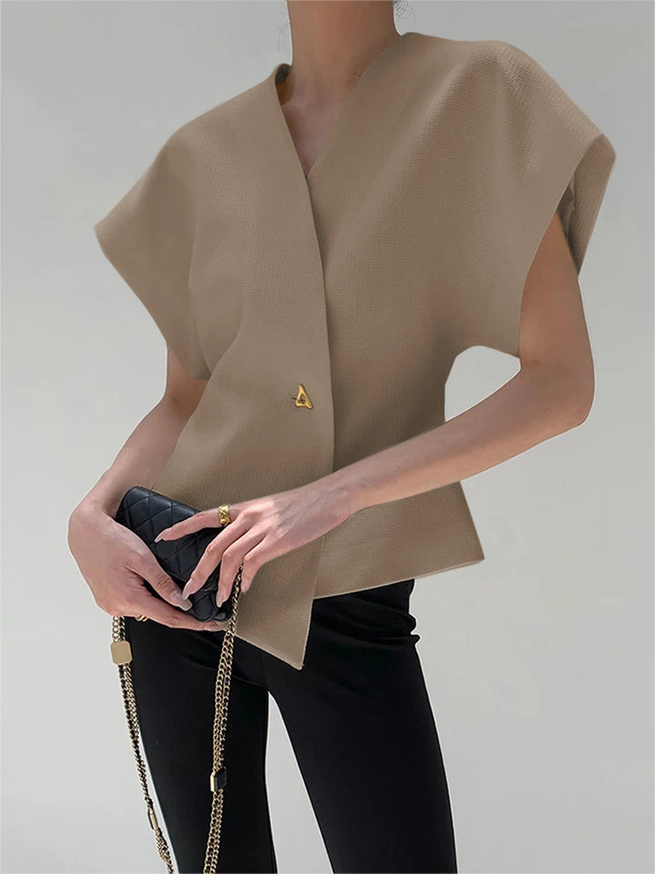 Virelle | Structured Wrap Top
