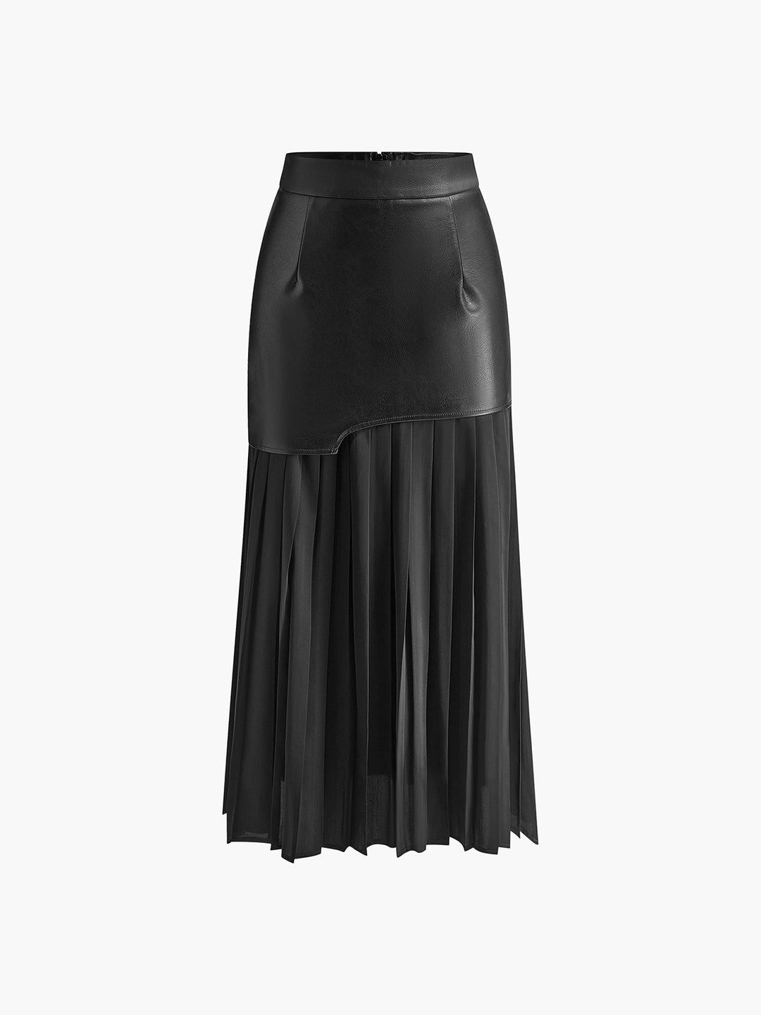 Valene | Pleated Contrast Skirt