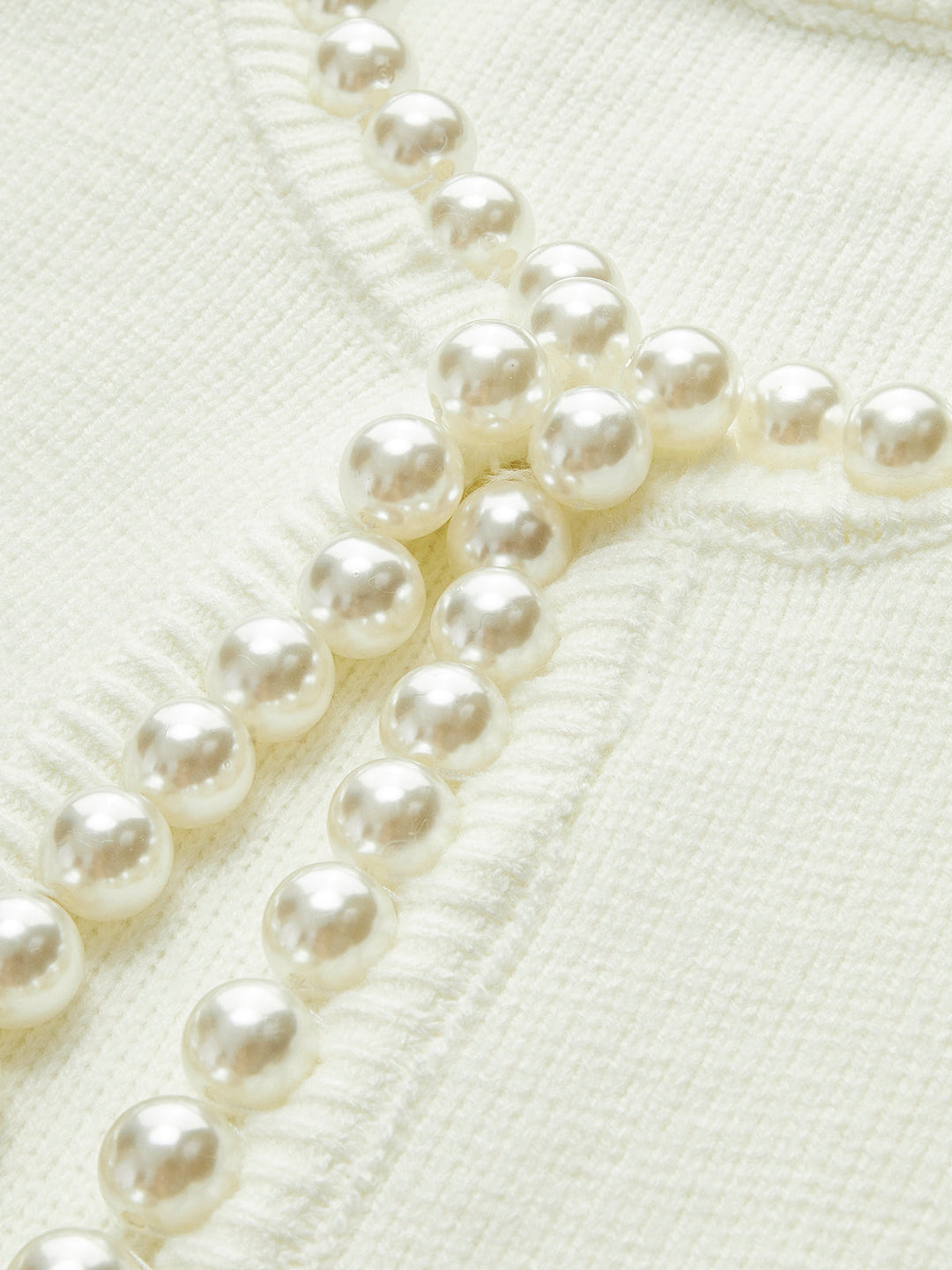 Elinae | Knitted Pearl Jacket