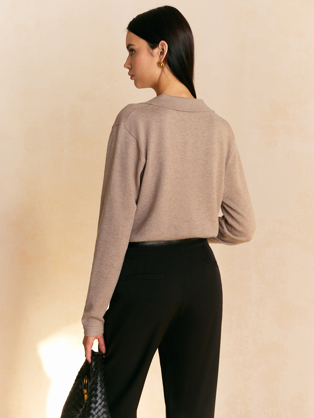Loraine | Knit Collar Top