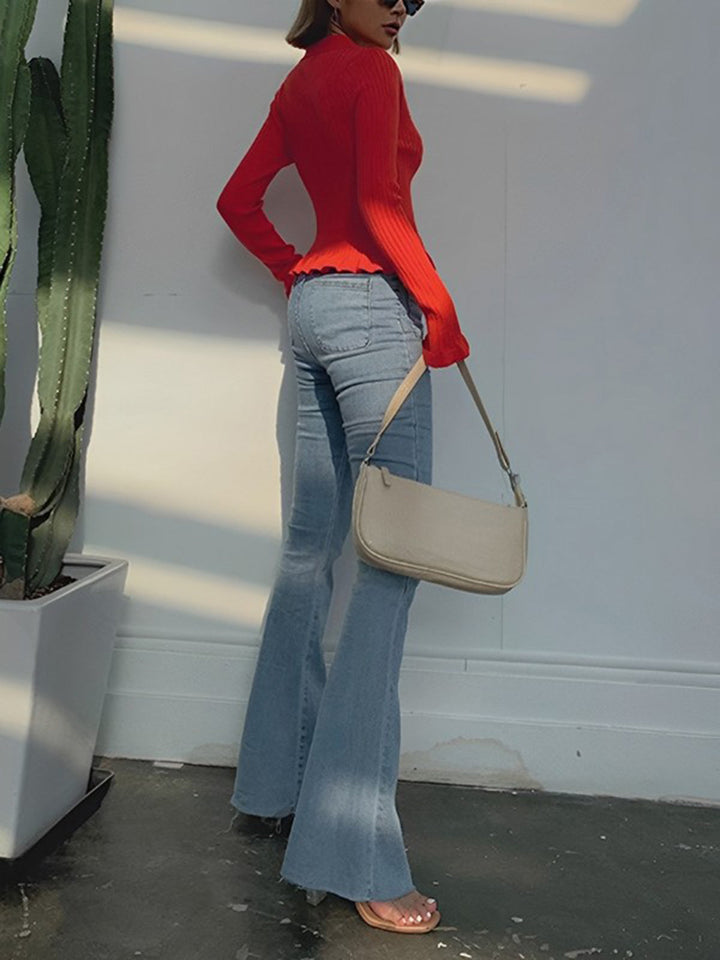 Aveline | Ribbed Knit Cardigan