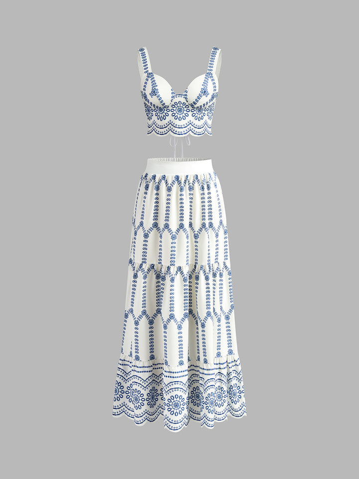 Elmira | Embroidered Set