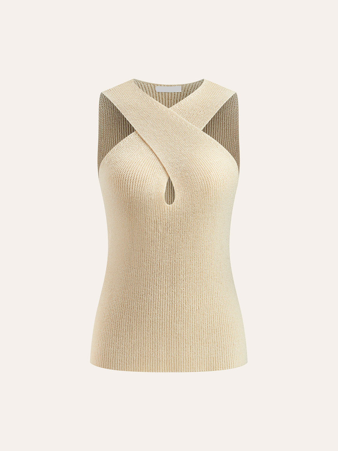 Sorella | Cross Neck Knit Top