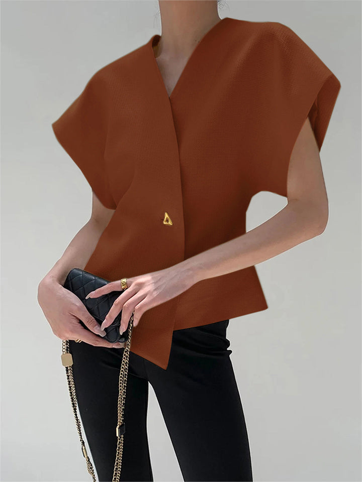 Virelle | Structured Wrap Top