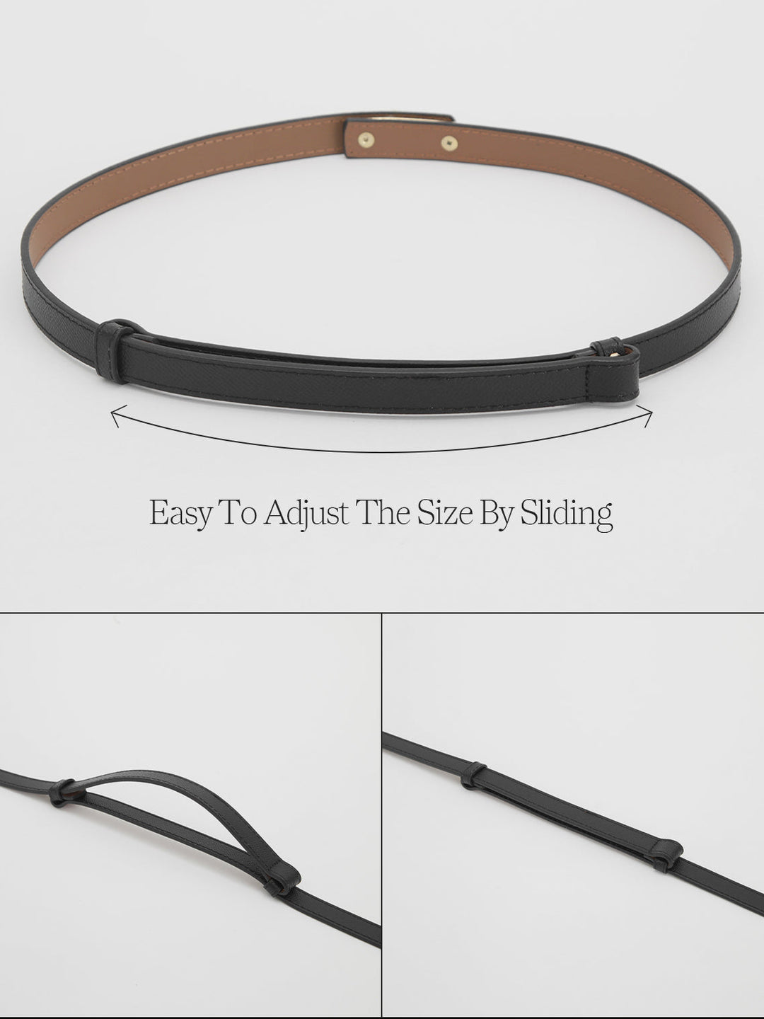 Aurelle | Slim Statement Belt