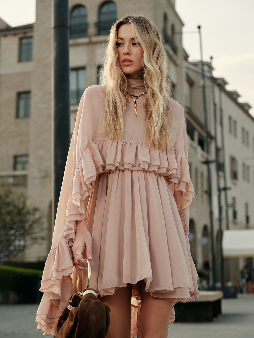 Alira | Flowing Ruffle Dress