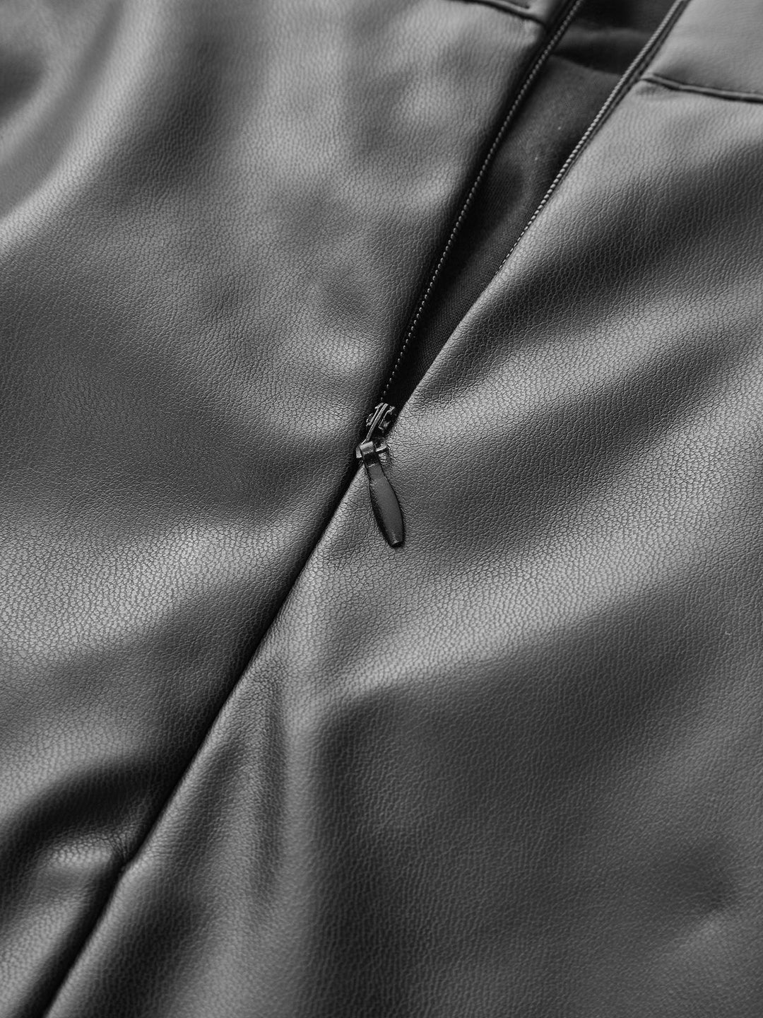 Marise | Faux Leather Midi Skirt