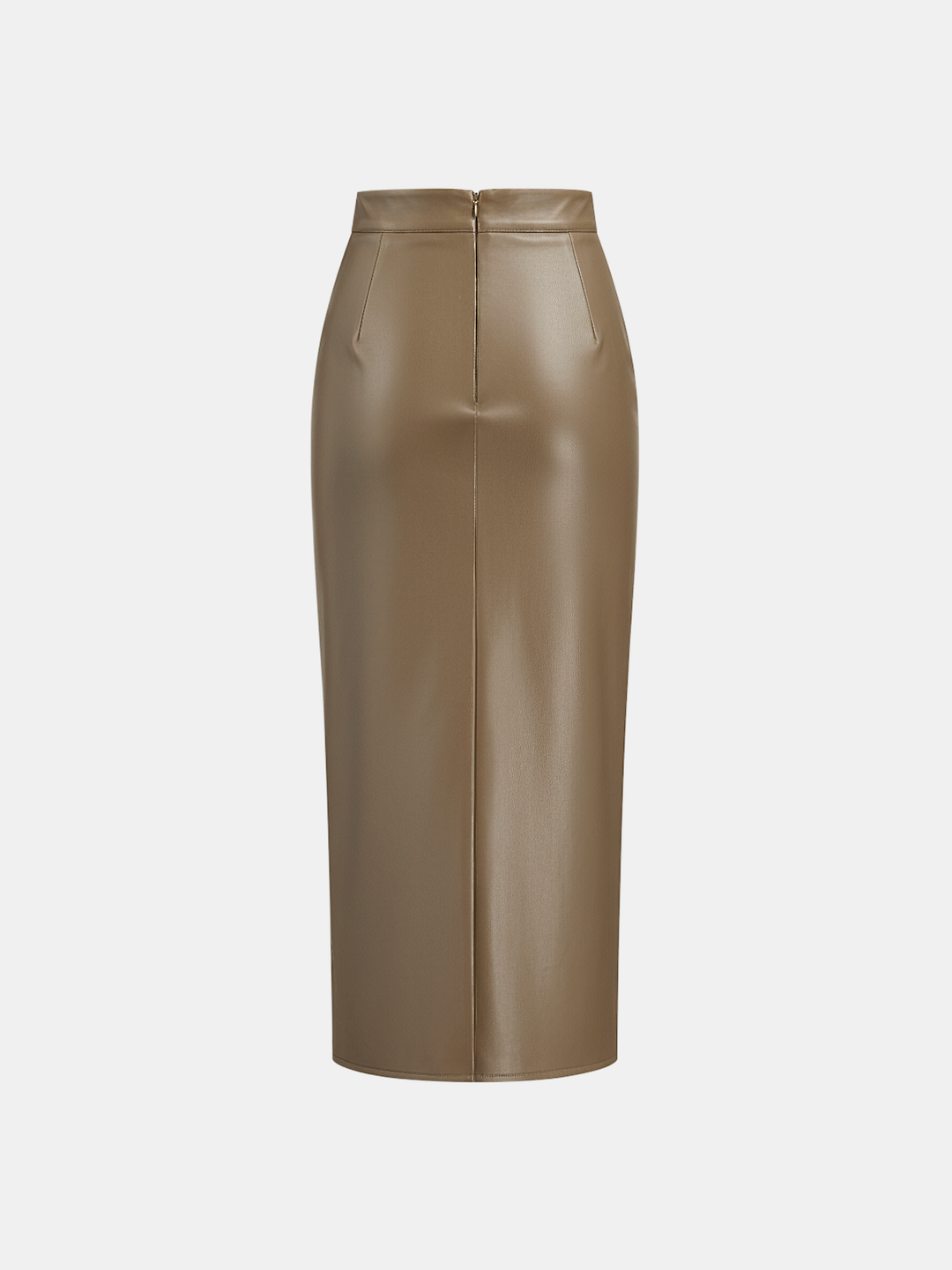 Marise | Faux Leather Midi Skirt