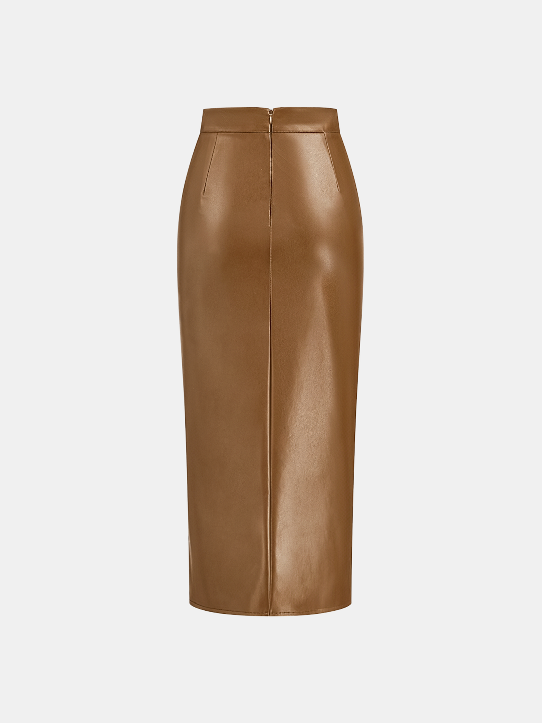 Marise | Faux Leather Midi Skirt