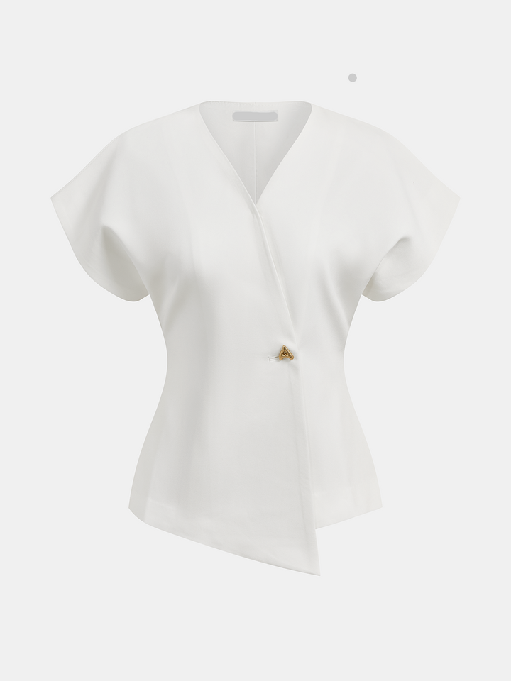 Virelle | Structured Wrap Top