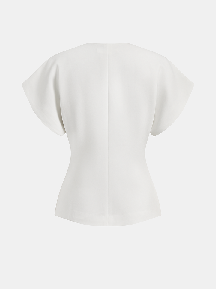 Virelle | Structured Wrap Top