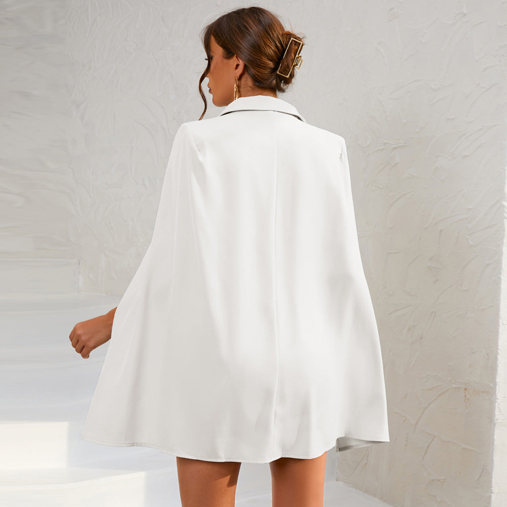 Thalia | Cape Blazer Mini Dress