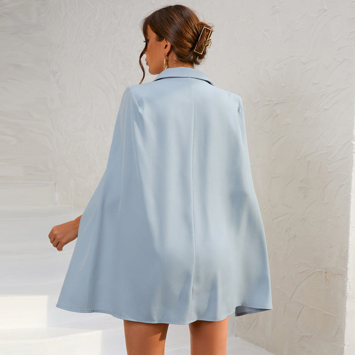 Thalia | Cape Blazer Mini Dress