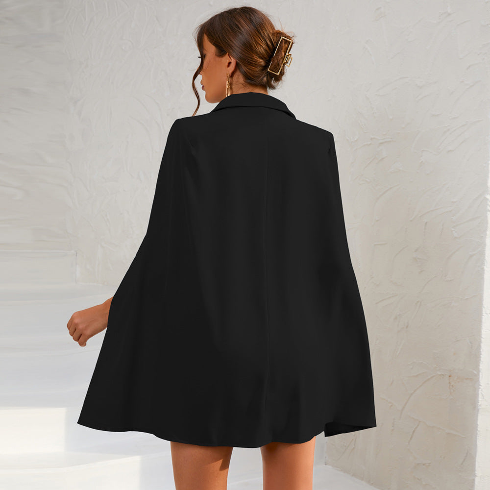 Thalia | Cape Blazer Mini Dress