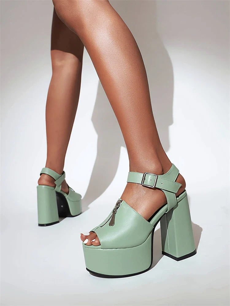 Cyra | Platform Heel Sandals