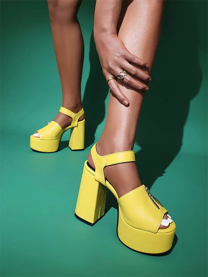 Cyra | Platform Heel Sandals