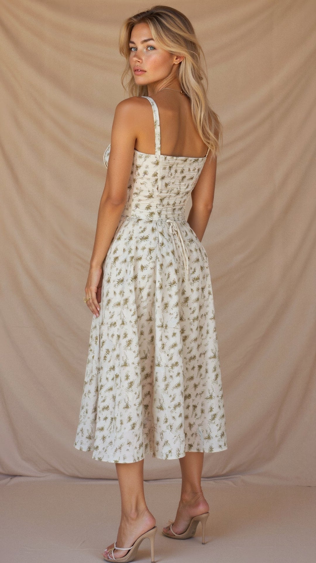 Elvoria | Corset Midi Dress