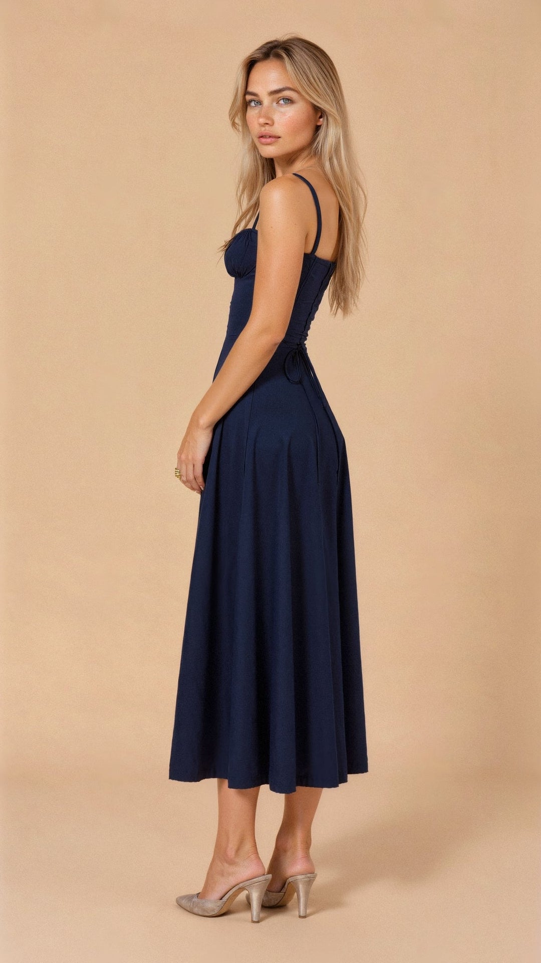 Elvoria | Corset Midi Dress