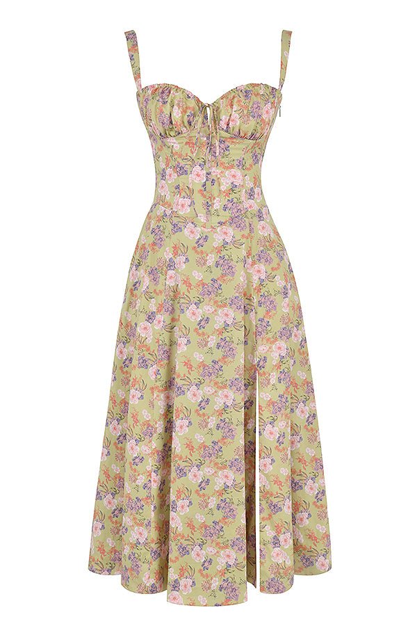 Elvoria | Corset Midi Dress
