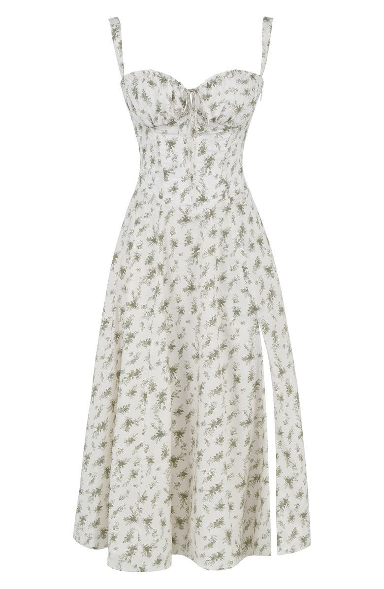 Elvoria | Corset Midi Dress