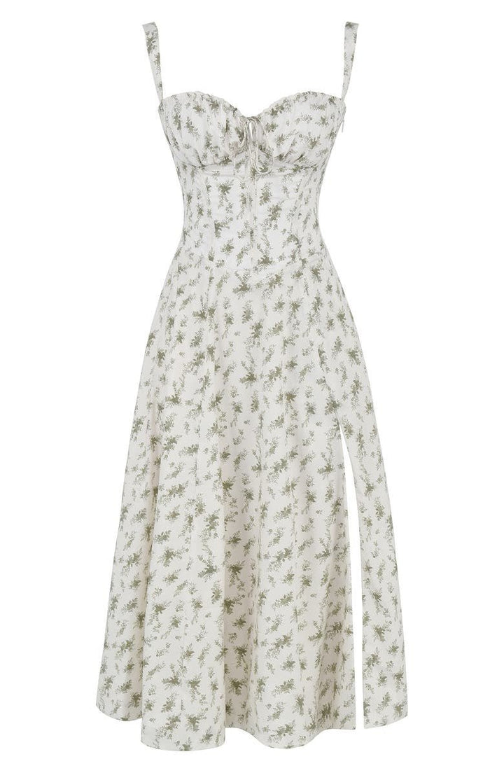 Elvoria | Corset Midi Dress