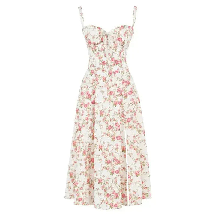 Elvoria | Corset Midi Dress