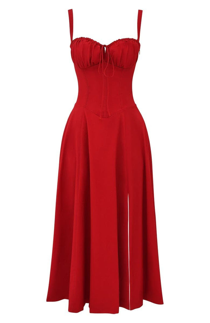 Elvoria | Corset Midi Dress