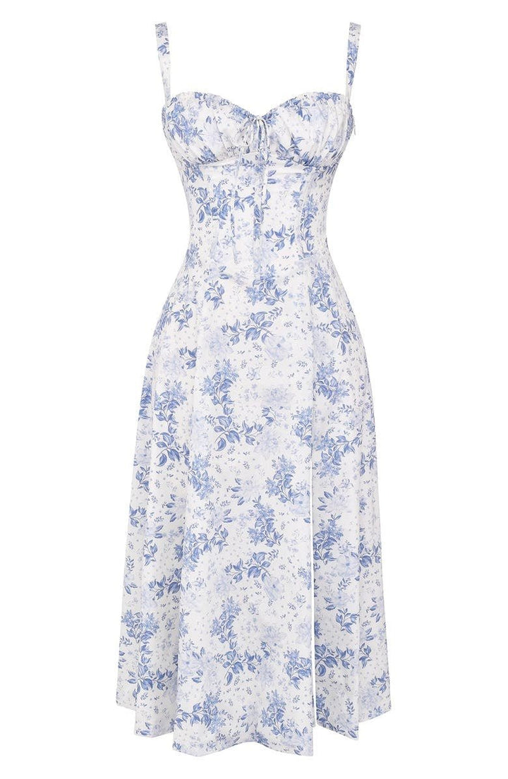 Elvoria | Corset Midi Dress