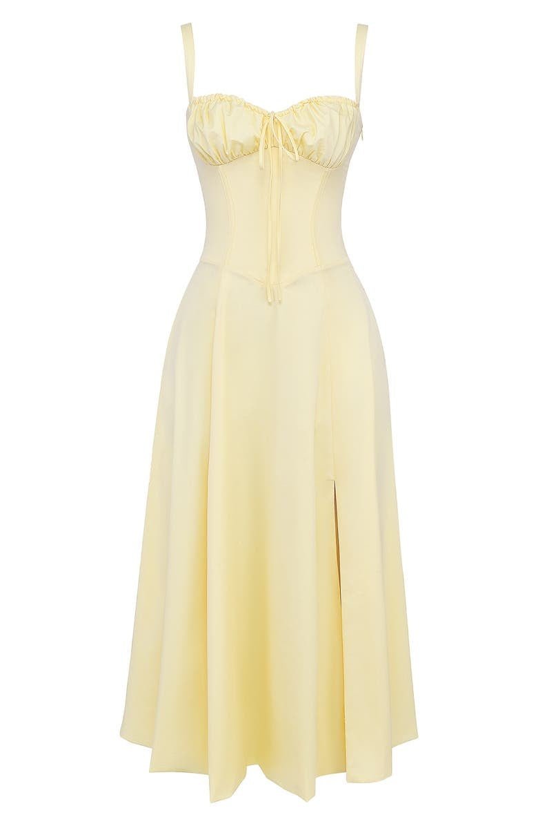 Elvoria | Corset Midi Dress