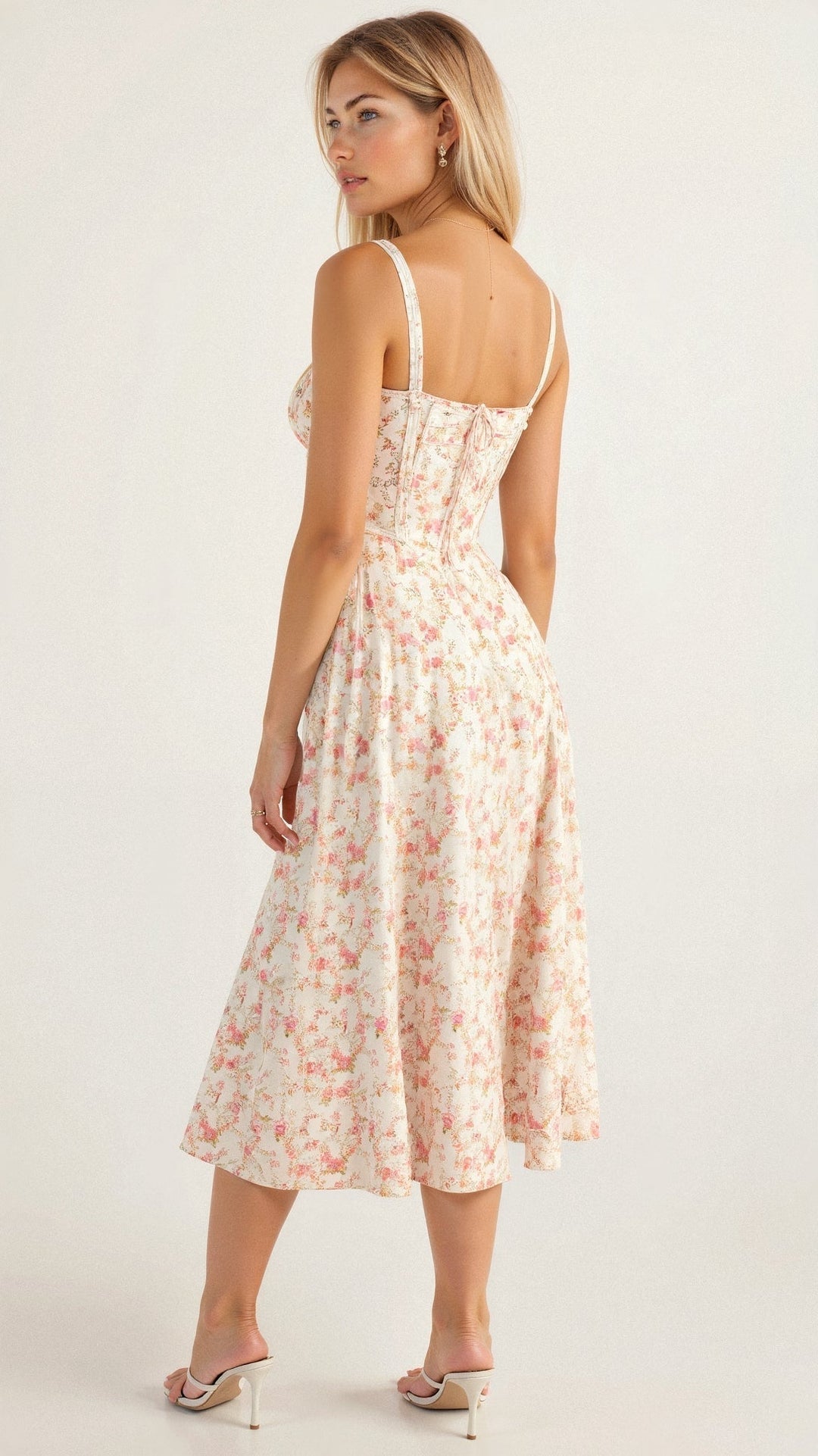 Elvoria | Corset Midi Dress