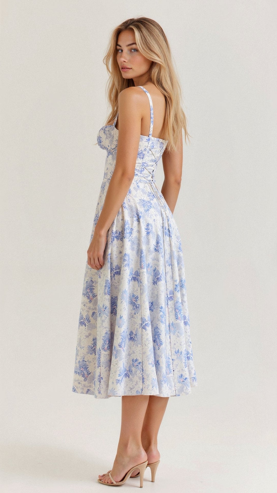 Elvoria | Corset Midi Dress