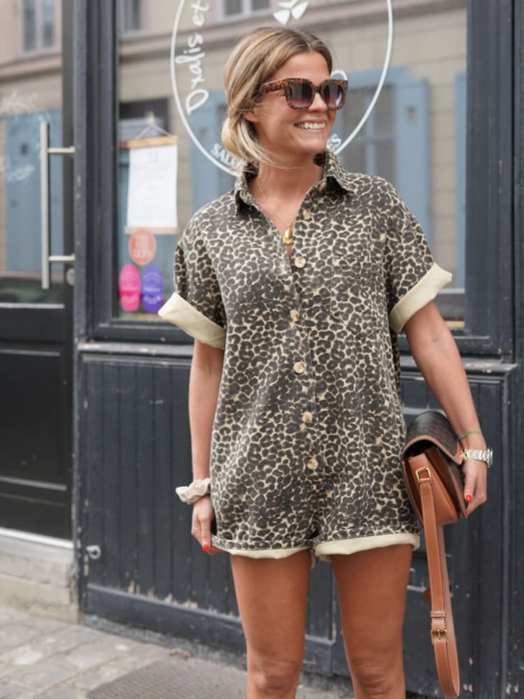 Zara | Leopard Print Romper