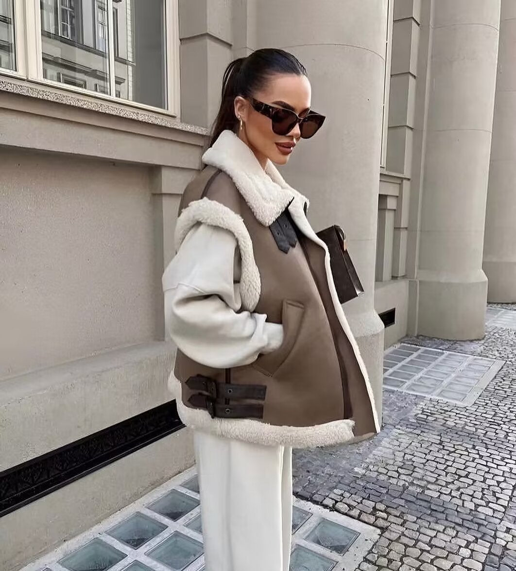 Mathilde - Blouson en shearling