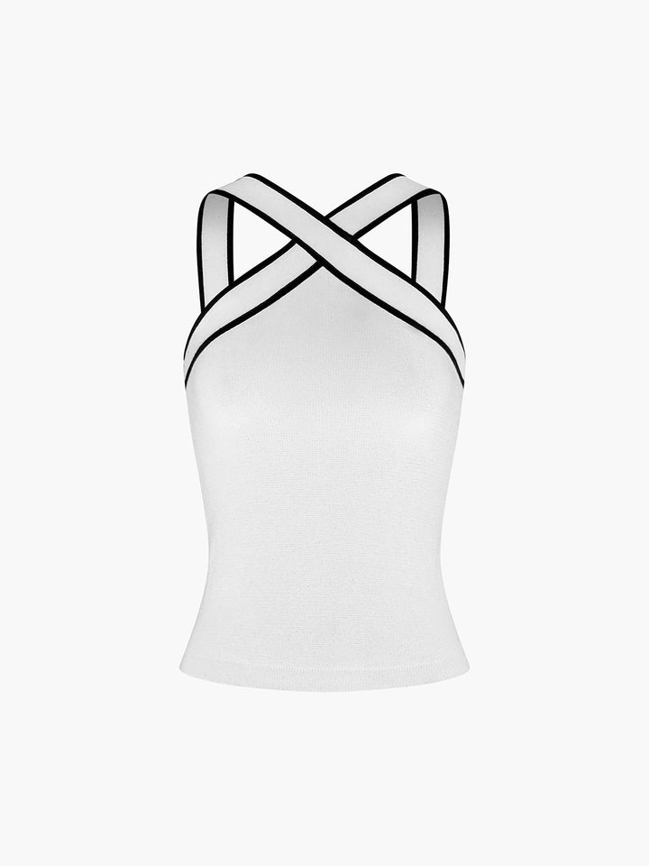 Elaris | Cross Halter Top
