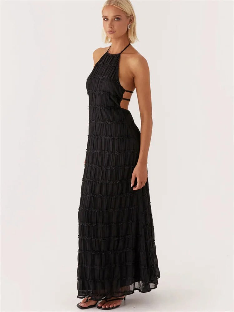 Arelia | Halter Maxi Dress