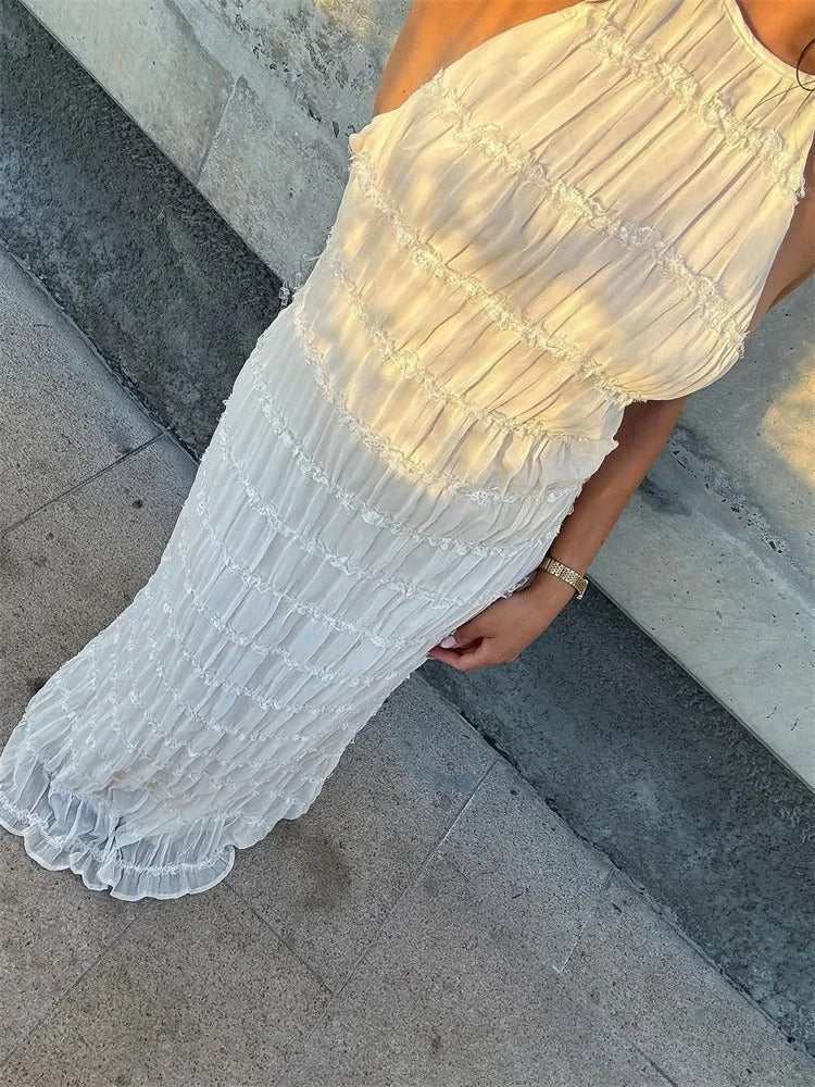 Arelia | Halter Maxi Dress