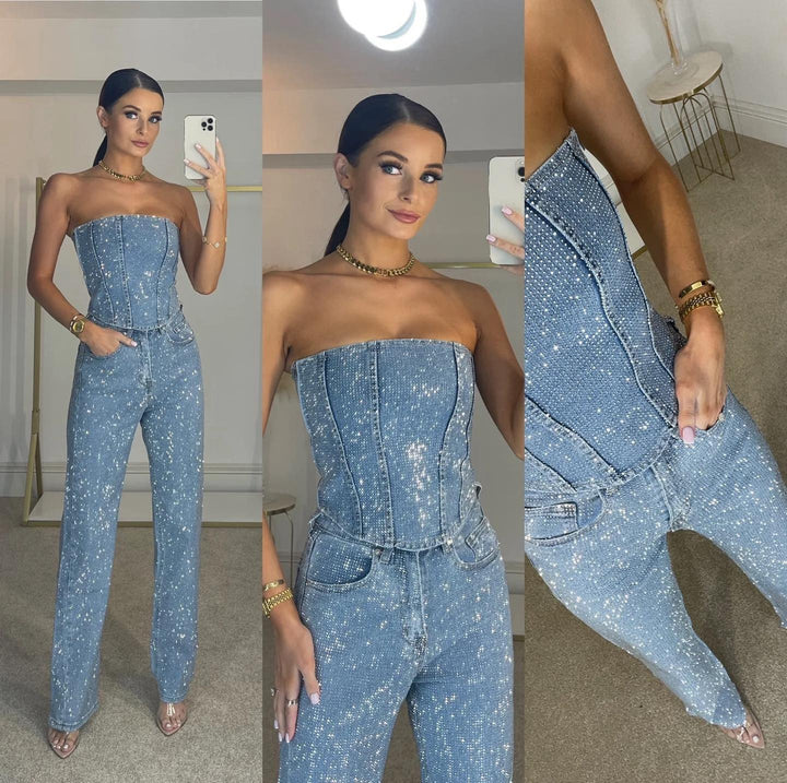 Avena | Strapless Jumpsuit