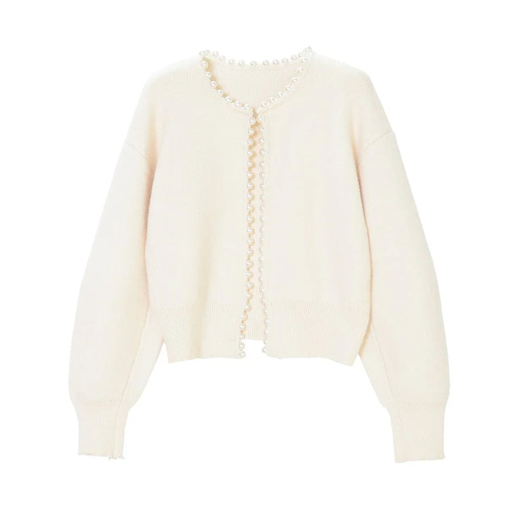 Aurélie - Cardigan perle