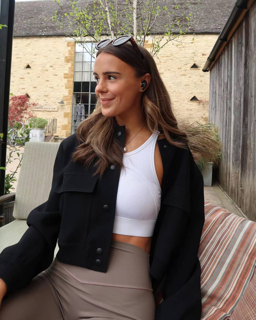 Lena | Oversized Bomber Jacket