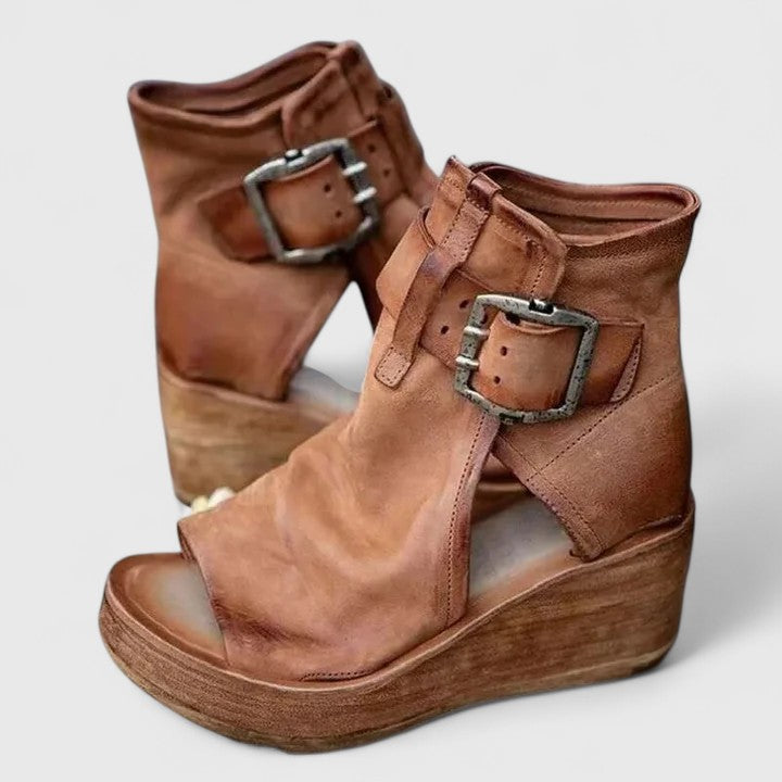 Nancy | Wedge Sandals