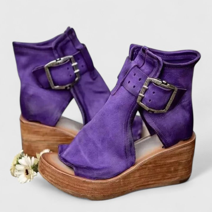Nancy | Wedge Sandals