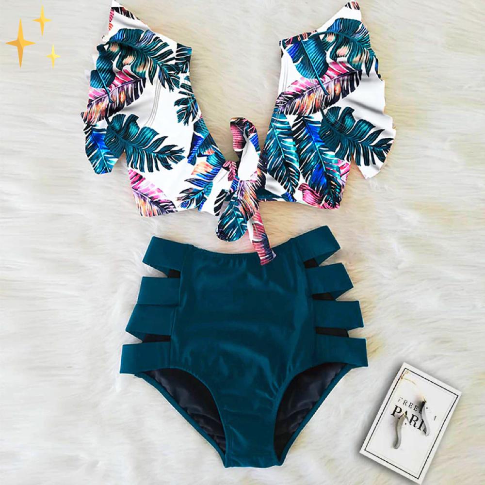 Liora | Ensemble de bikini floral
