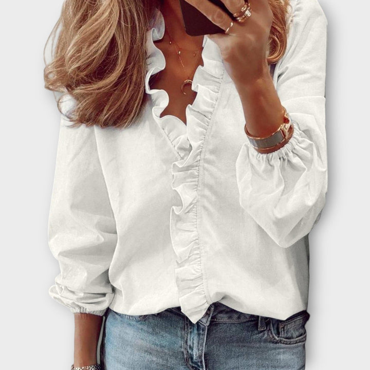 Alena | Ruffle Blouse