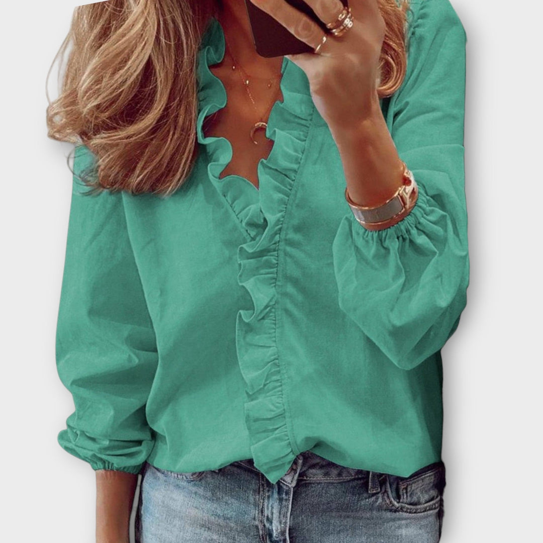 Alena | Ruffle Blouse