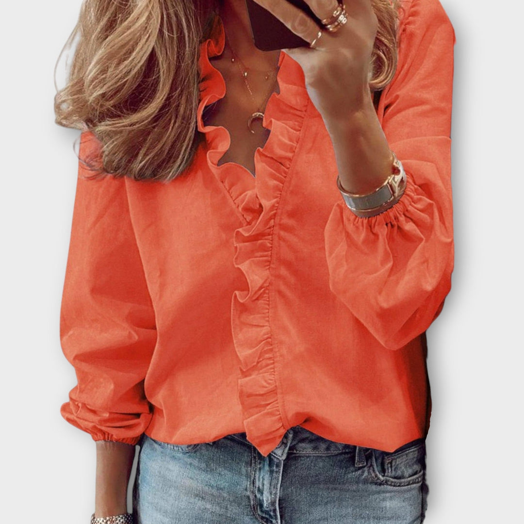 Alena | Ruffle Blouse