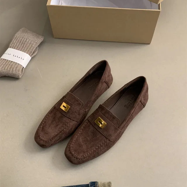 Serelle | Mocassins en daim