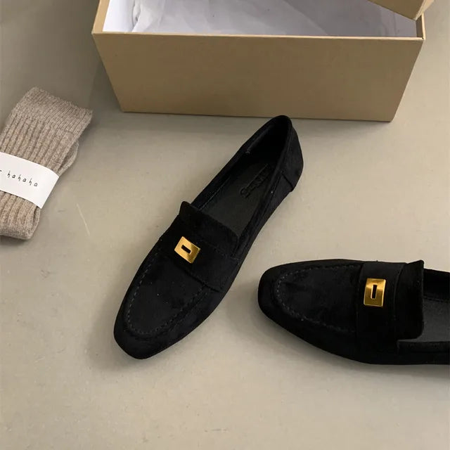 Serelle | Mocassins en daim