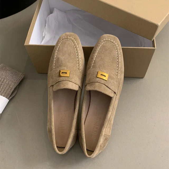 Serelle | Mocassins en daim